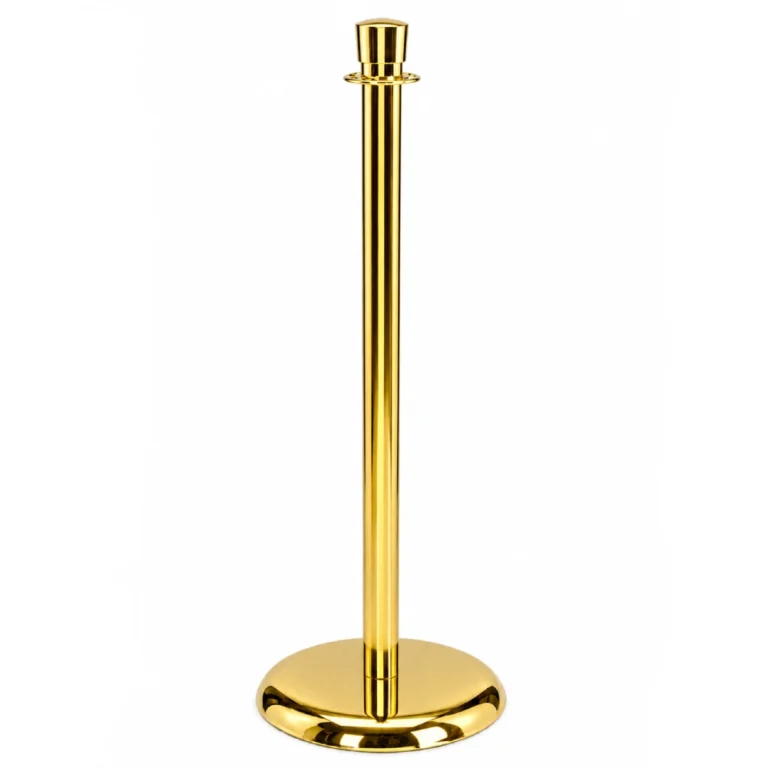 gold stanchion