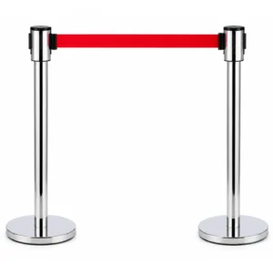 Retractable Stanchions – Chrome with Belts